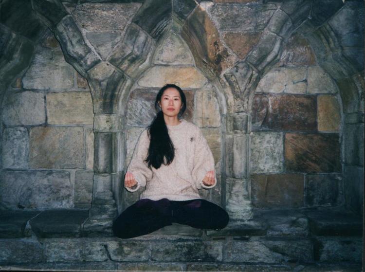 Diana Kaufman meditating