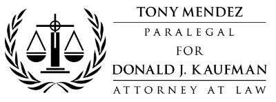 Paralegal Tony Mendez Logo